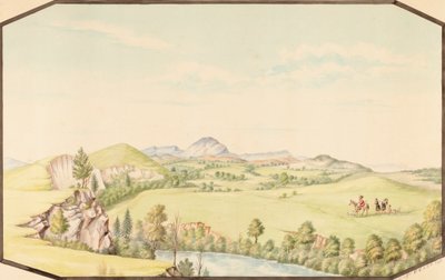 Wichita-vuoret Medicine Bluffista, Intian alueelta, 1867. tekijältä Hermann Stieffel