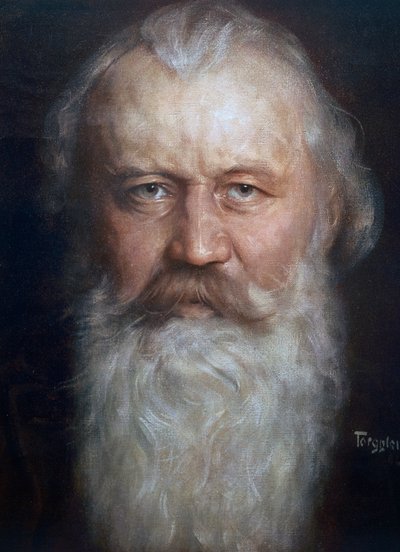 Johannes Brahmsin muotokuva (Hamburg tekijältä Hermann Torggler