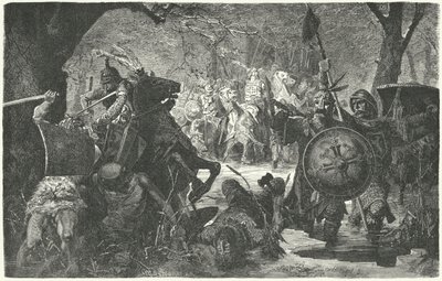 Ottokar II Böömiläinen ristiretki pakanallisia vanhoja preussialaisia vastaan, 1255 tekijältä Hermann Vogel
