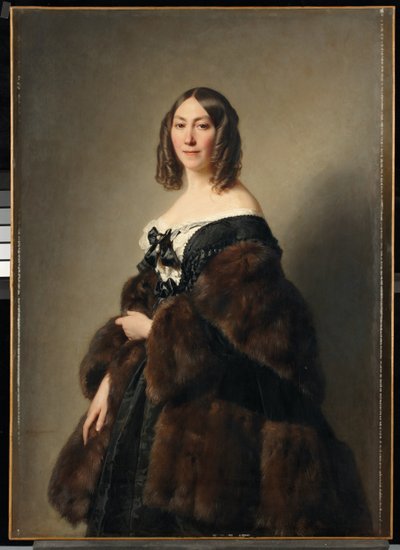 Cécile Charlotte Furtado-Heinen muotokuva (öljy kankaalle) tekijältä Hermann Winterhalter