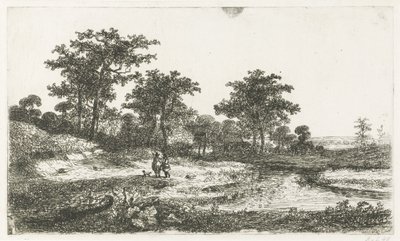 Kaksi metsästäjää veneessä tekijältä Hermanus Jan Hendrik van Rijkelijkhuysen