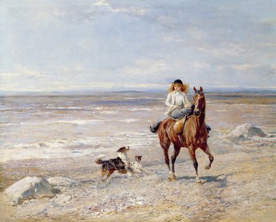 Poniratsastus rannalla tekijältä Heywood Hardy