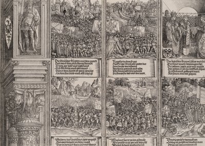 Philip Kauniin avioliitto Itävallan Joannan kanssa, Maximilian valloittaa miehitetyn T..., 1515. tekijältä Hieronymus Andreae