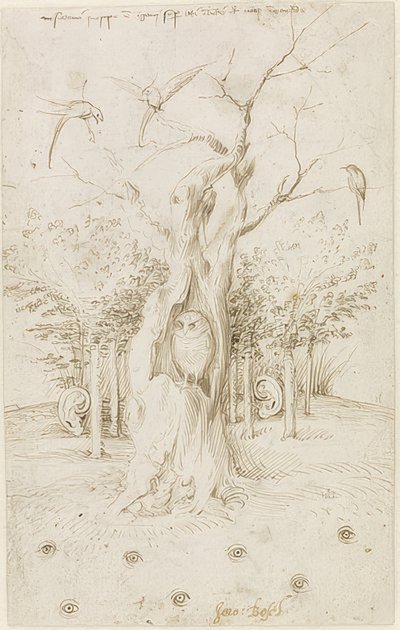 Pellolla on silmät, metsällä on korvat tekijältä Hieronymus Bosch