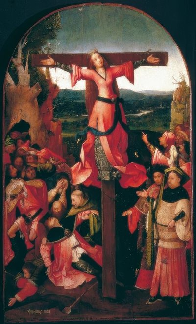 Saint Julian (tai Liberatan) ristiinnaulitseminen tekijältä Hieronymus Bosch