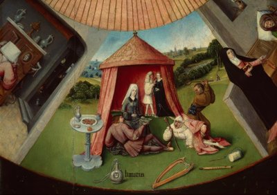 Seitsemän suurta syntiä ja neljä viimeistä asiaa tekijältä Hieronymus Bosch