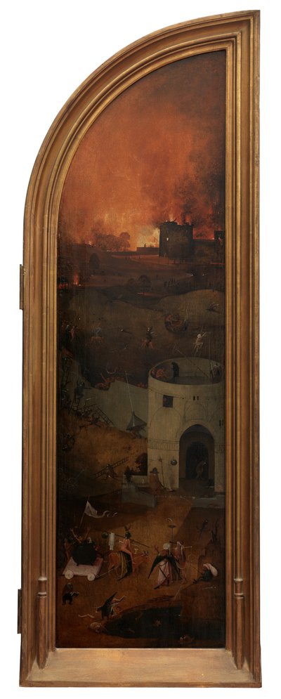 Viimeisen tuomion oikea paneeli (öljy paneelille) tekijältä Hieronymus Bosch