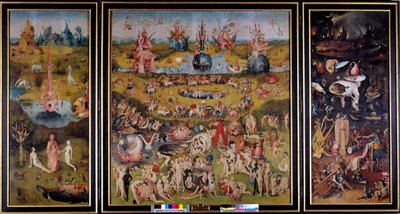 Maallisten ilojen puutarha tekijältä Hieronymus Bosch