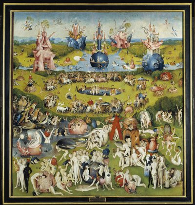 Maallisten ilojen puutarha tekijältä Hieronymus Bosch