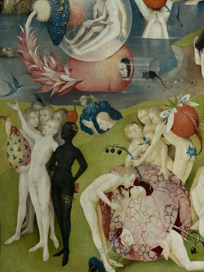 Maallisten ilojen puutarha, 1490-1500 tekijältä Hieronymus Bosch