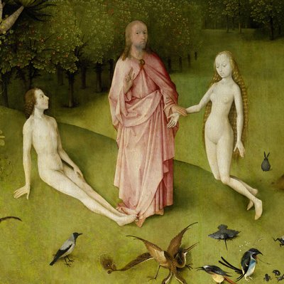 Maallisten ilojen puutarha, 1490-1500 tekijältä Hieronymus Bosch