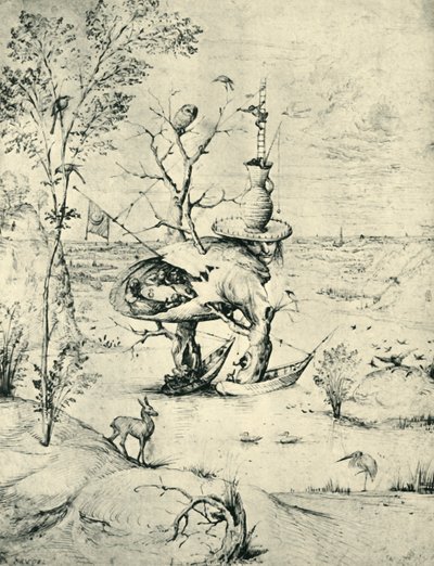 The Tree-Man, c1505, 1943. tekijältä Hieronymus Bosch