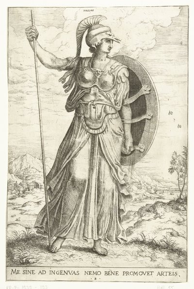 Minerva tekijältä Hieronymus Cock