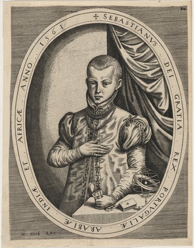 Sebastian, Portugalin kuningas tekijältä Hieronymus Cock