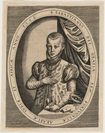 Sebastian, Portugalin kuningas tekijältä Hieronymus Cock