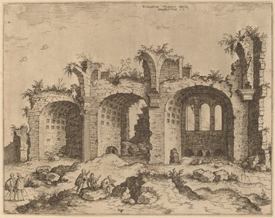 Konstantinuksen basilika tekijältä Hieronymus Cock