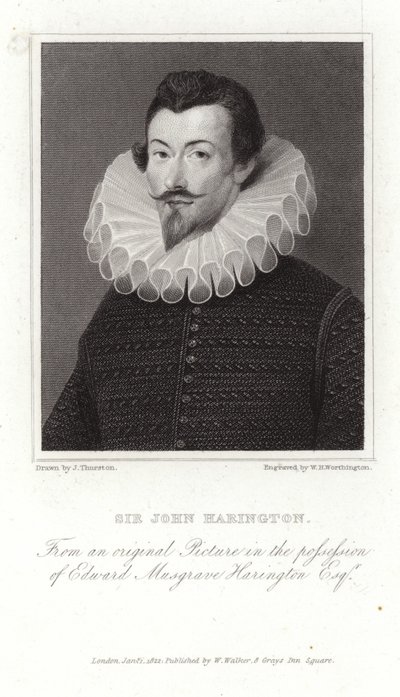 Sir John Haringtonin muotokuva tekijältä Hieronymus Custodis