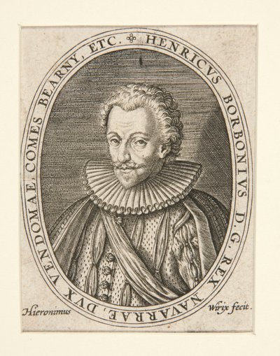 Kuningas Henrik IV tekijältä Hieronymus Wierix