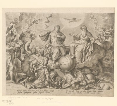 Viimeinen tuomio The Four Ages of Man and Death (sarjan nimi) tekijältä Hieronymus Wierix