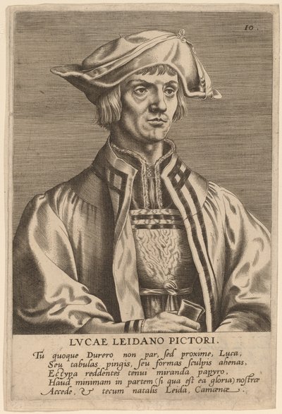 Lucas van Leyden tekijältä Hieronymus Wierix