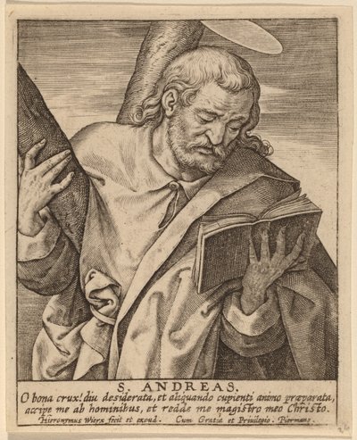 S. Andreas tekijältä Hieronymus Wierix