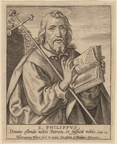 Pyhä Filippus tekijältä Hieronymus Wierix