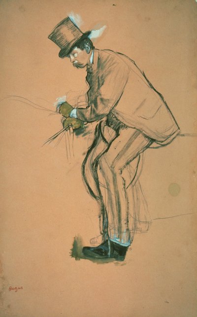 Herrasmies ratsastaja tekijältä Hilaire Germain Edgar Degas