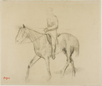Hevonen ja ratsastaja tekijältä Hilaire Germain Edgar Degas