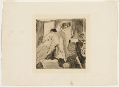 Kylpylästä poistuminen tekijältä Hilaire Germain Edgar Degas
