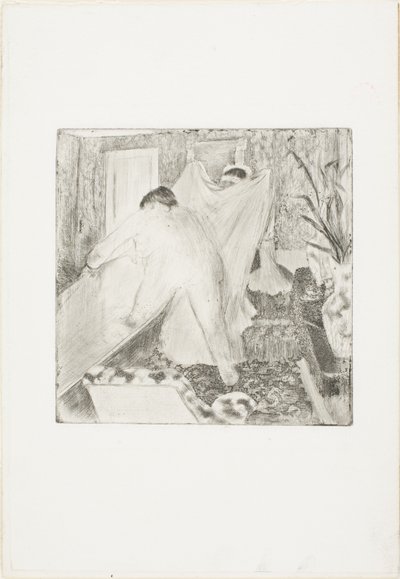 Kylpylästä poistuminen tekijältä Hilaire Germain Edgar Degas