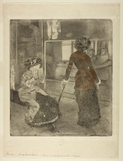 Mary Cassatt Louvressa: Louvre: Etruskien galleria tekijältä Hilaire Germain Edgar Degas