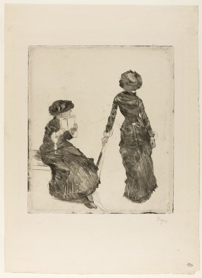 Mary Cassatt Louvressa: Louvre: Etruskien galleria tekijältä Hilaire Germain Edgar Degas