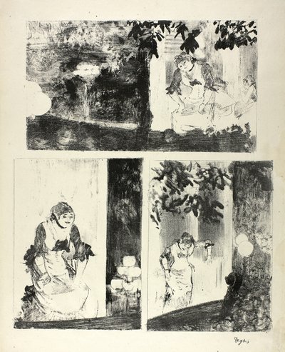 Mlle Bécat Café des Ambassadeursissa: Bécafé: Kolme motiivia tekijältä Hilaire Germain Edgar Degas