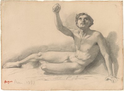 Tutkimus miespuolisesta alastonkuvasta tekijältä Hilaire Germain Edgar Degas