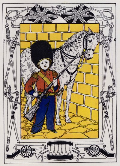 Nuori alokas (värilitografia) tekijältä Hilda Broughton