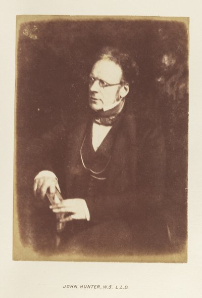 [John Hunter, W.S. L.L.D.] tekijältä Hill and Adamson