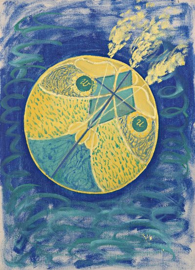 Ryhmä I, nro 7. Alkukantainen kaaos, 1906-1907. tekijältä Hilma af Klint