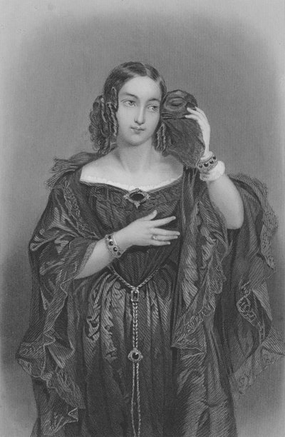 Sontag, Anna (kaiverrus) tekijältä Hippolyte Delaroche