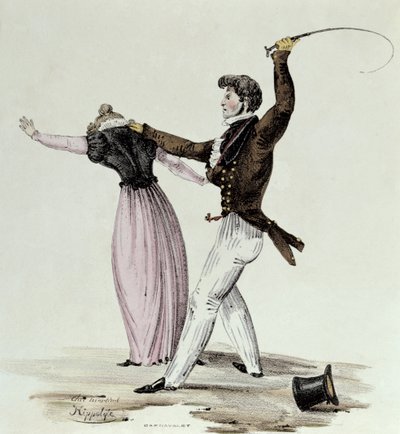 Taito saada vaimonsa rakastamaan itseään, n. 1825 tekijältä Hippolyte