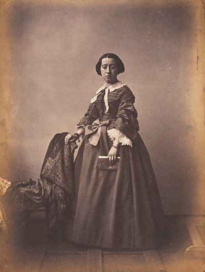 Georgina, morte à 20 ans (Georgina, kuollut 20-vuotiaana),c. 1852 (kuva) tekijältä Hippolyte Bayard