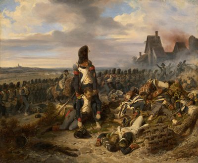 Taistelukohtaus, c. 1825. tekijältä Hippolyte Bellange