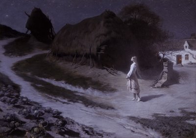 Nuori Pastoure (Joan of Arc), Salon 1884 (öljy kankaalle) tekijältä Hippolyte Berteaux
