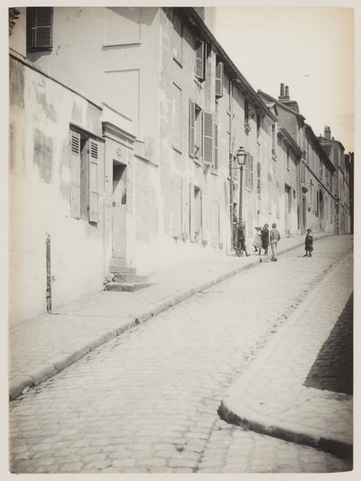 Katu Montmartressa, Pariisi, noin 1890 (kuva). tekijältä Hippolyte Blancard