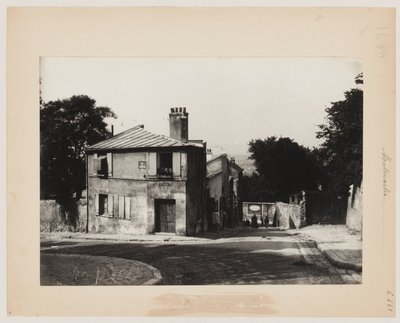 Katu Montmartressa, Pariisi, noin 1890 (kuva). tekijältä Hippolyte Blancard