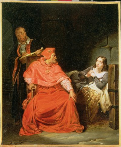 Huonekalut ja erilaiset esineet 1100- ja 1300-luvuilta tekijältä Hippolyte Delaroche