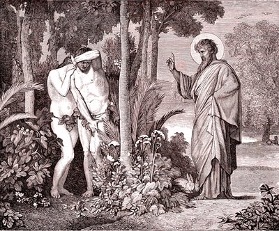 Aatami ja Eeva tekijältä Hippolyte Flandrin