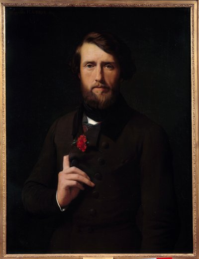 Muotokuva kreivi Felixistä Arjuzonista (1800-1874) Hippolithe Flandrinin (1809-1864) maalaus 1800-luvulta. Aurinko 0,83x0,64 m tekijältä Hippolyte Flandrin