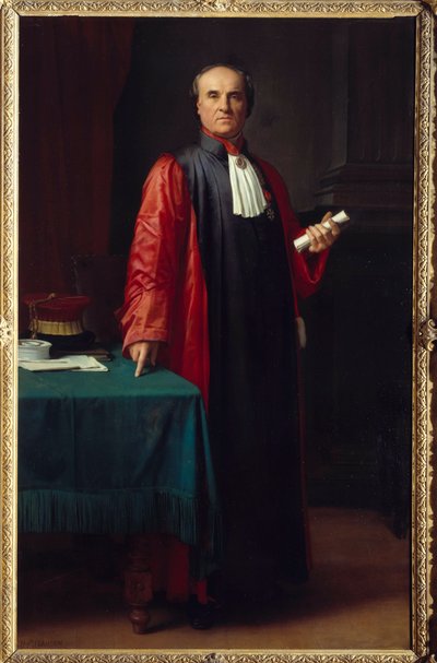 Tohtori Rostanin (1790-1866) muotokuva Hippolyte Flandrinin (1809-1864) maalaus 1800-luvulta Aix en Provence, Musee Granet tekijältä Hippolyte Flandrin