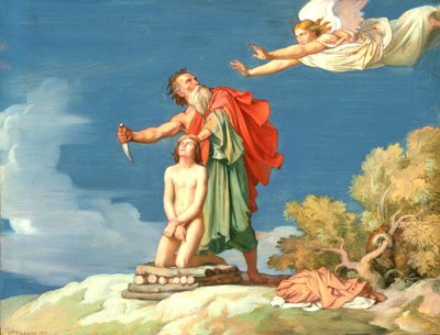 Iisakin uhri tekijältä Hippolyte Flandrin