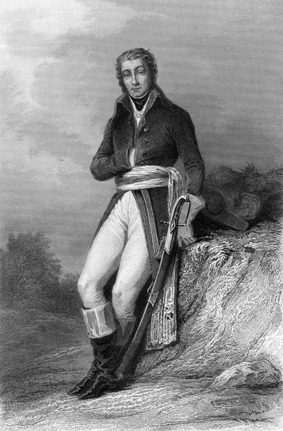 Kenraali Jean Moreau tekijältä Hippolyte Louis (after) Pauquet